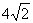 4 pierwiastki z 2