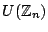 $U(\mathbb{Z}_n)$